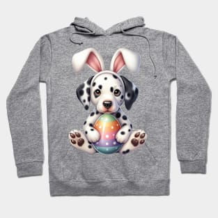 Easter Dalmatian Dog Hoodie